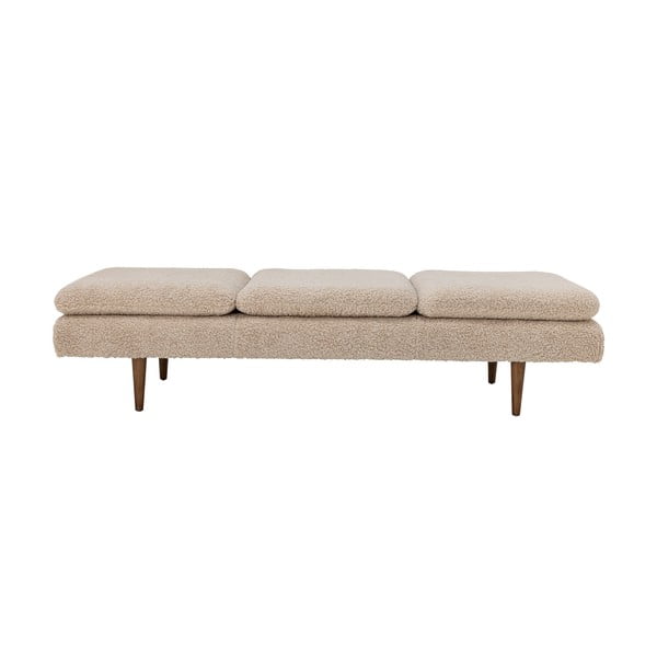 Chaise-longue beige in bouclé Pione - Bloomingville