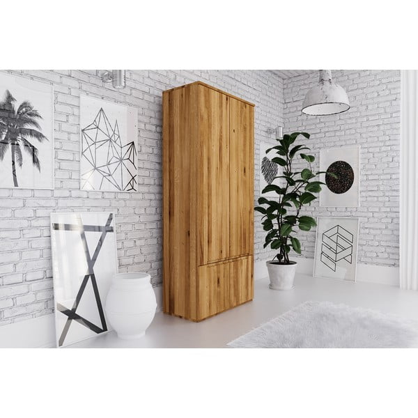 Armadio in rovere 90x206 cm Vento 2 - The Beds-image-1