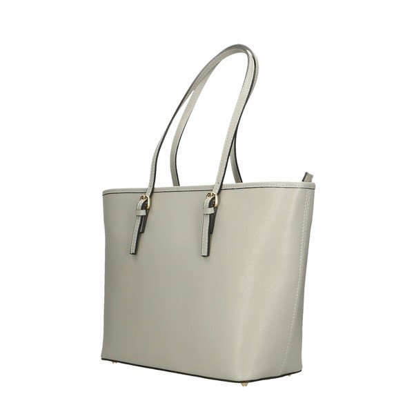 Borsa in pelle grigia Ruhalo - Chicca Borse-image-1