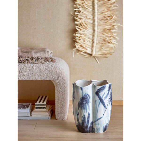 Vaso in gres bianco e nero (altezza 37 cm) Elira - Bloomingville-image-2