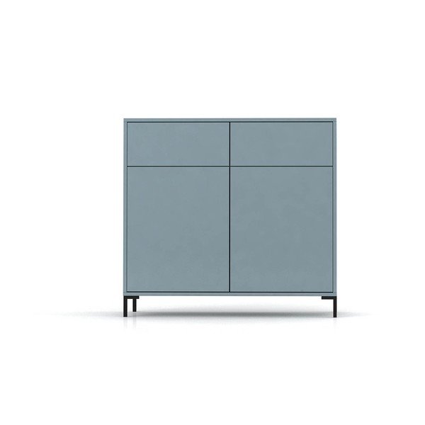 Cassettiera bassa blu chiaro 90x84 cm Wilson - Really Nice Things