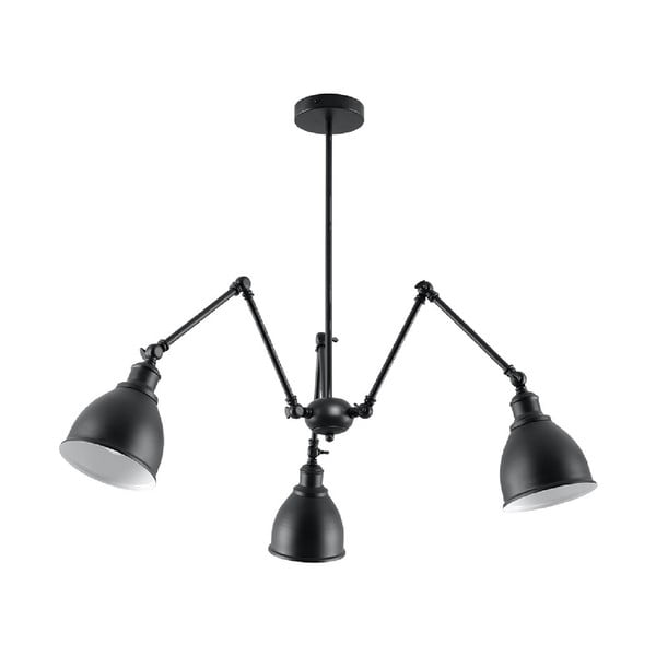 Lampada a sospensione nera con paralume in metallo 70x70 cm Matilda Shade - Nice Lamps