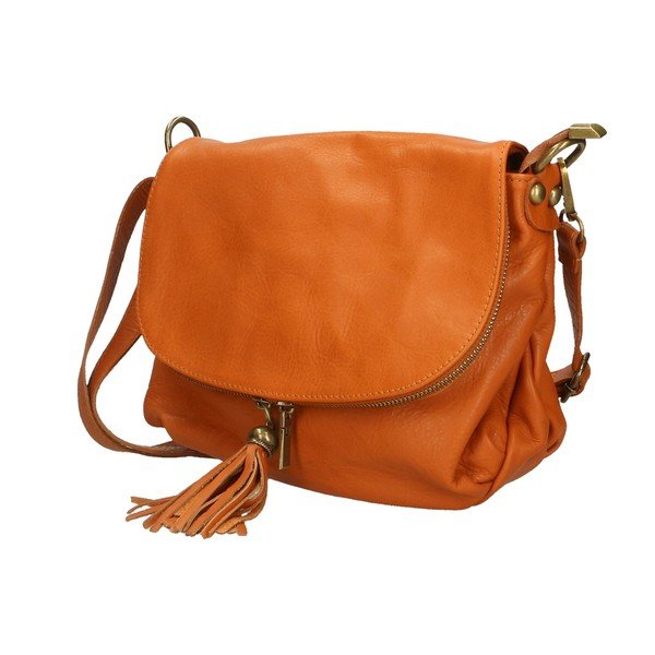 Borsa in pelle marrone cognac Marrone - Chicca Borse-image-1