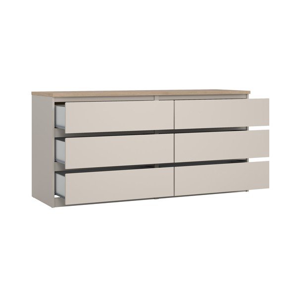 Credenza color crema 154x76x50 cm Naia – Tvilum-image-2