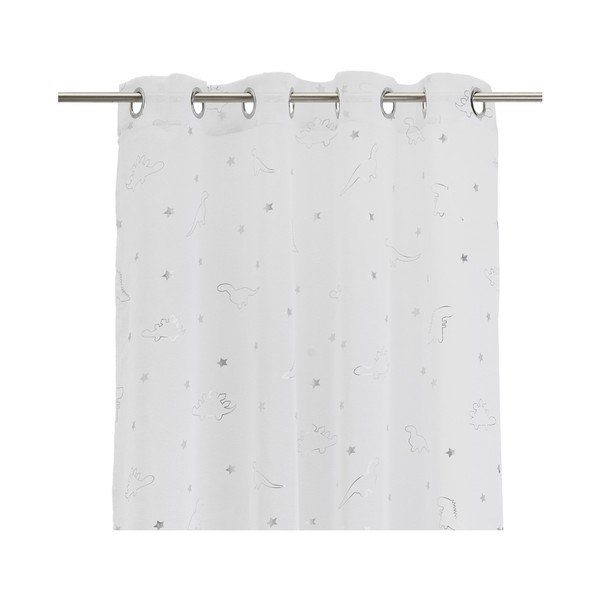 Tenda sottile bianca/argentata 140x260 cm Dinos – Casa Selección