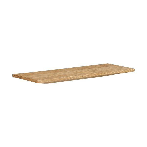 Mensola colore naturale chiaro in rovere massiccio 42,5 cm Calcata – House Nordic