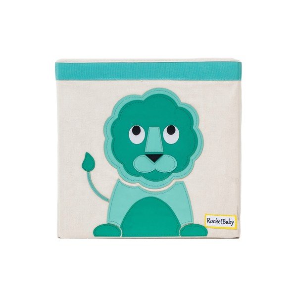 Scatola portaoggetti per bambini in tessuto Eddy the Lion - Rocket Baby-image-2