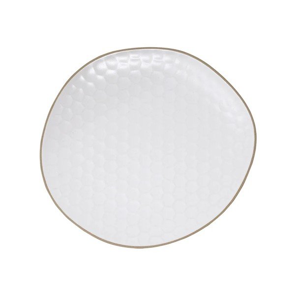 Set di piatti da dolce bianchi in gres 6 pz Imprints – Villa Altachiara