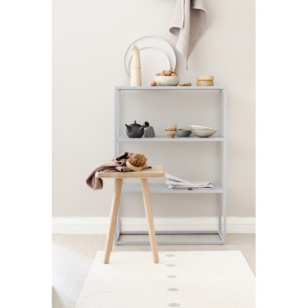 Tappeto da interno/esterno beige/color crema 70x60 cm Peg Linen Vanilla – Pappelina-image-3