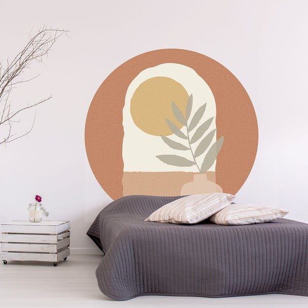 Adesivo murale 120x120 cm Sunrise and Olive Branch - Ambiance-image-4