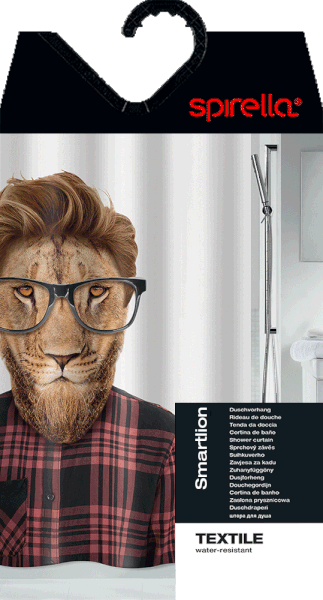 Tenda per doccia 180x200 cm Smartlion – Spirella-image-2
