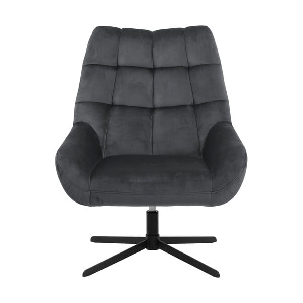 Poltrona grigia girevole Paris – Actona-image-2