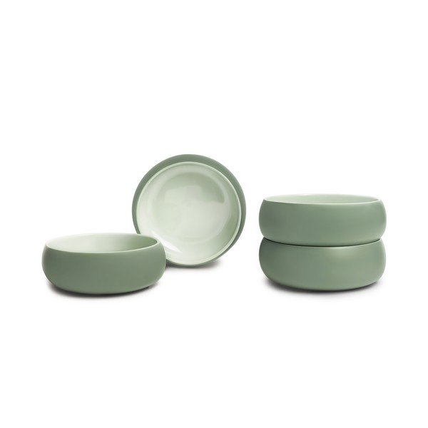 Ciotoline in set per zuppe e minestre/per ramen verdi in gres 4 pz 1 l Aura Vira – Bonami Selection
