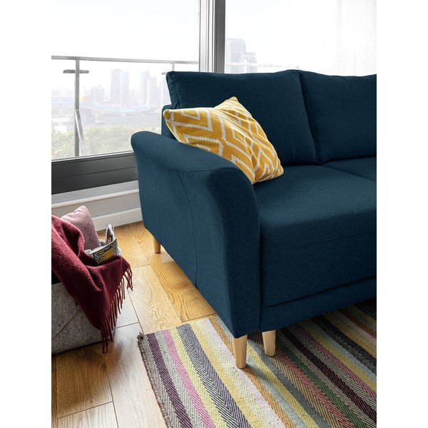 Divano letto angolare blu navy, angolo destro Lovely Annie - Miuform-image-4