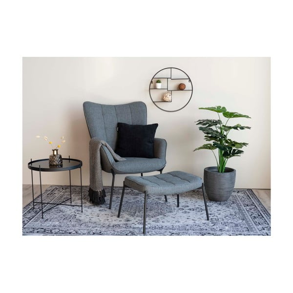 Scaffale metallico a castello nero Genk - House Nordic-image-4