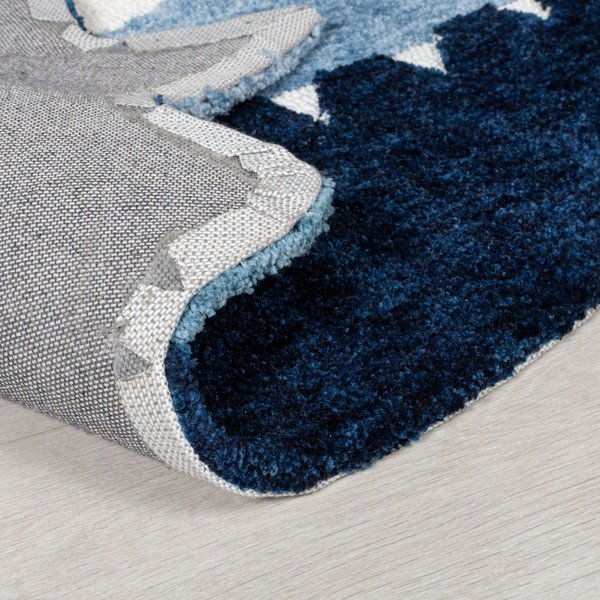 Tappeto blu per bambini 90x150 cm Shark - Flair Rugs-image-1