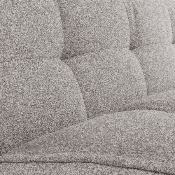 Divano grigio chiaro con rivestimento in bouclé 204 cm Cluster – vtwonen-image-1