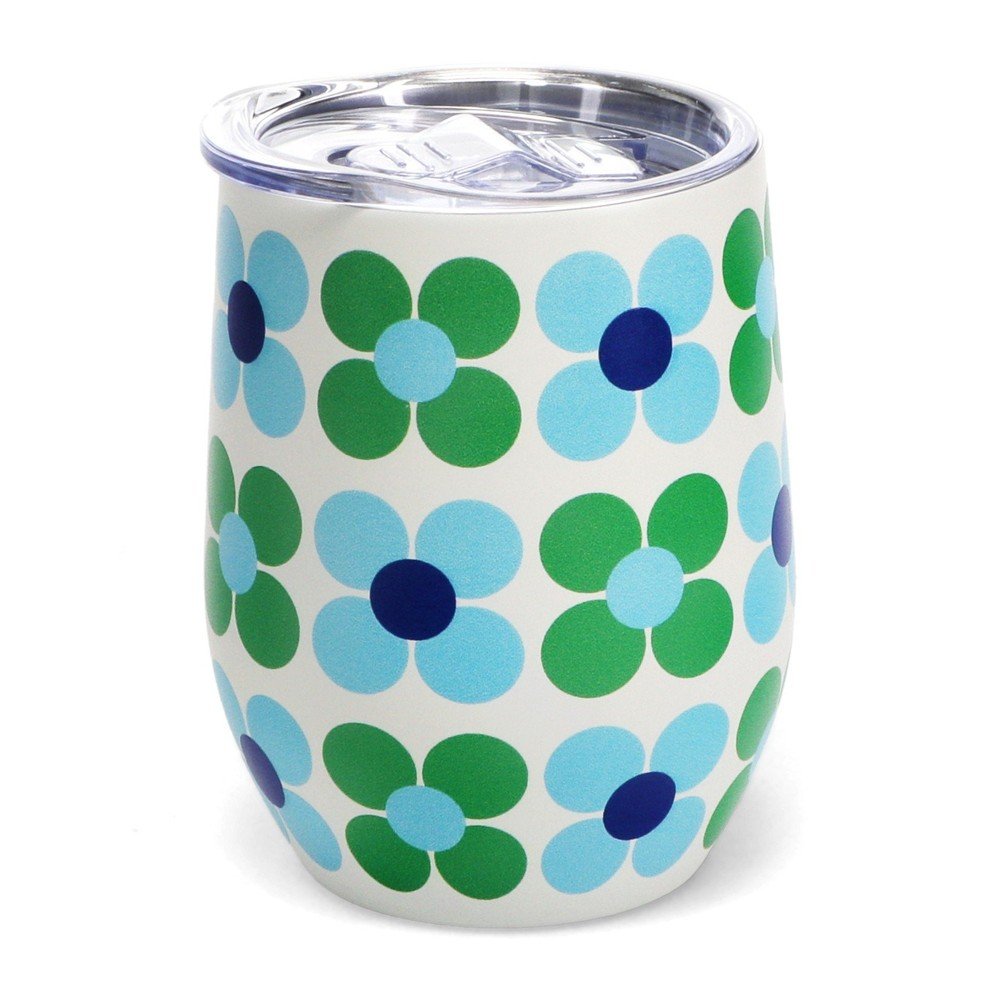 Tazza da viaggio 350 ml Blue and green Daisy - Rex London | Tazze da viaggio
