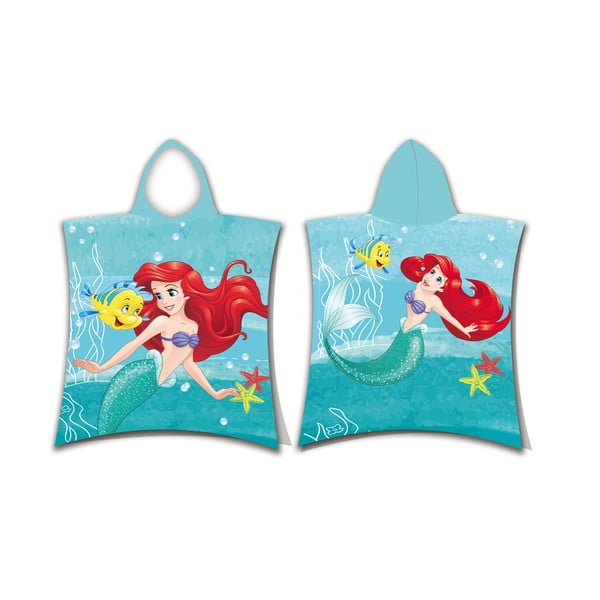 Accappatoio per bambini in spugna turchese Ariel Friends - Jerry Fabrics