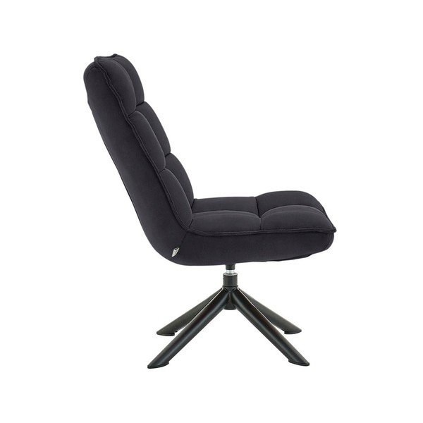 Poltrona girevole grigio antracite Nelly - Støraa-image-2