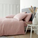 Set copripiumino e federa rosa in flanella per letto matrimoniale e per letto esteso 230x220 cm Brushed – Catherine Lansfield
