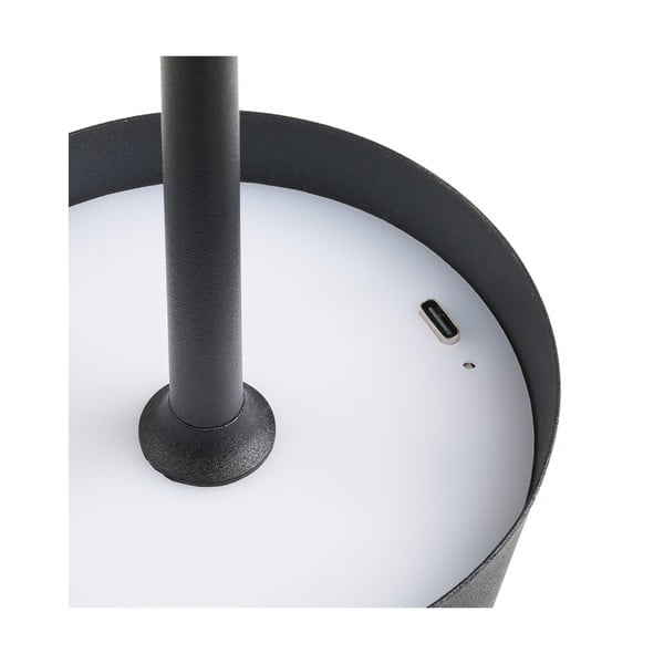 Lampada da tavolo LED nera (altezza totale 37 cm) Bradford – House Nordic-image-4