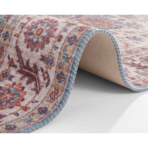 Tappeto rosso e blu , 80 x 150 cm Anthea - Nouristan-image-4