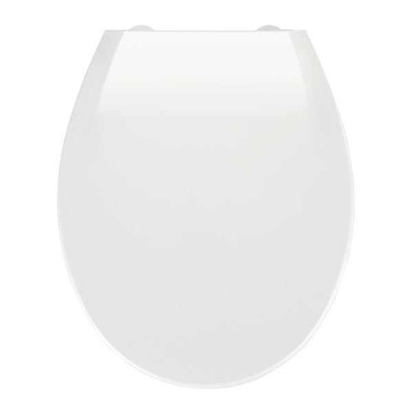 Sedile per wc bianco con chiusura facilitata , 44 x 37 cm Kos - Wenko