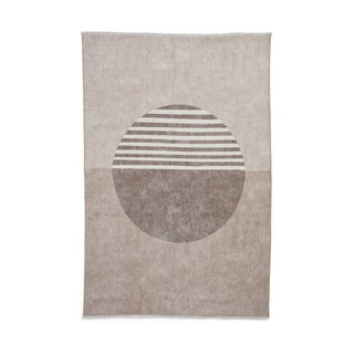 Runner lavabile beige 60x170 cm in misto cotone Whisper - Think Rugs
