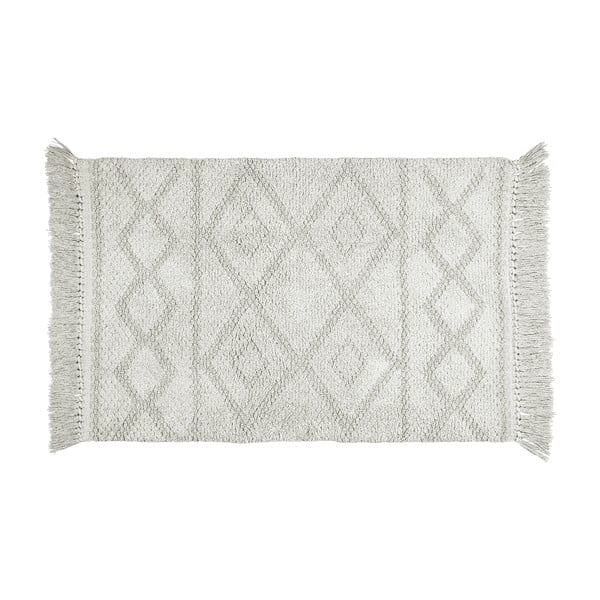 Tappeto da bagno grigio in cotone biologico, 60 x 90 cm Urla - Wenko