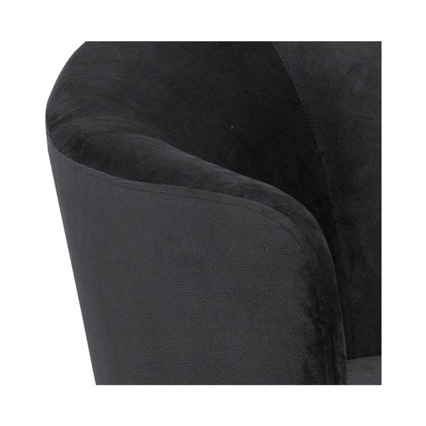 Divano in velluto grigio antracite, 160 cm Biloxi - Actona-image-4