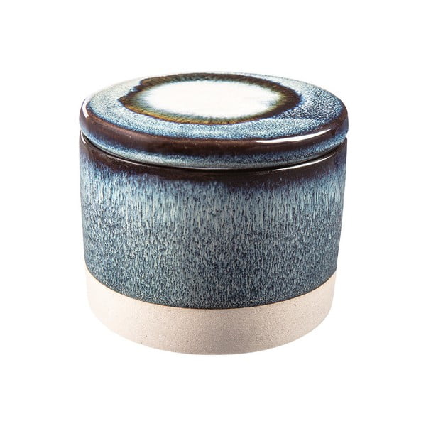 Scatola in ceramica blu, altezza 8 cm Orion - Vox