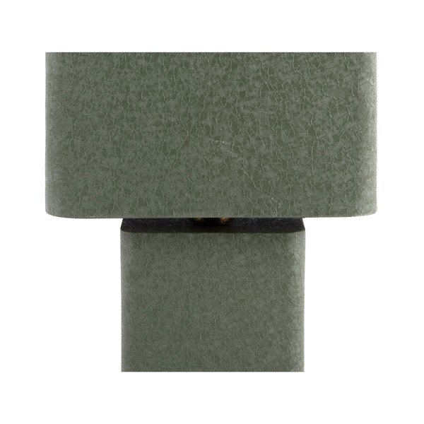 Lampada da tavolo verde in metallo (altezza totale 33 cm) Boaz Recto – Leitmotiv-image-3