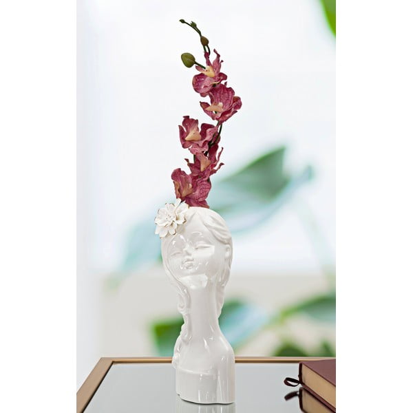 Vaso in porcellana bianca Young Lady - Mauro Ferretti-image-1