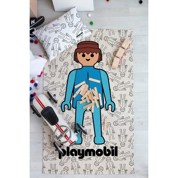 Tappeto da bambini in cotone 90x137 cm Everywhere - Playmobil-image-1