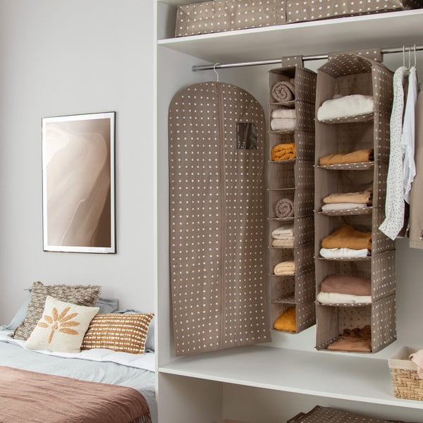 Copriabito beige a pois, 137 cm Rivoli - Compactor-image-1