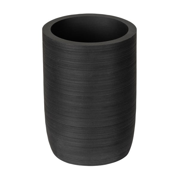 Portaspazzolino nero opaco in poliresina Altavalle – Wenko-image-3