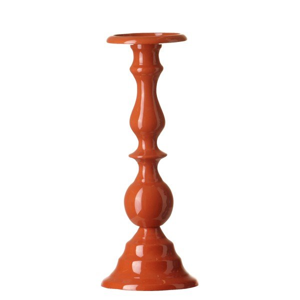 Stojan na svíčku Chunky Orange, 32 cm