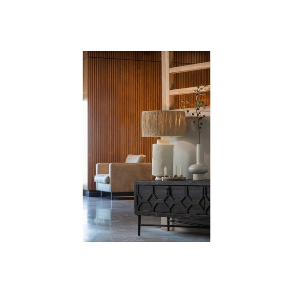 Lampada da tavolo in colore crema-naturale (altezza 63 cm) Pointed - BePureHome-image-2