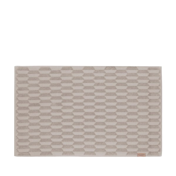 Tappeto da bagno beige 50x80 cm Geo - Mette Ditmer Denmark