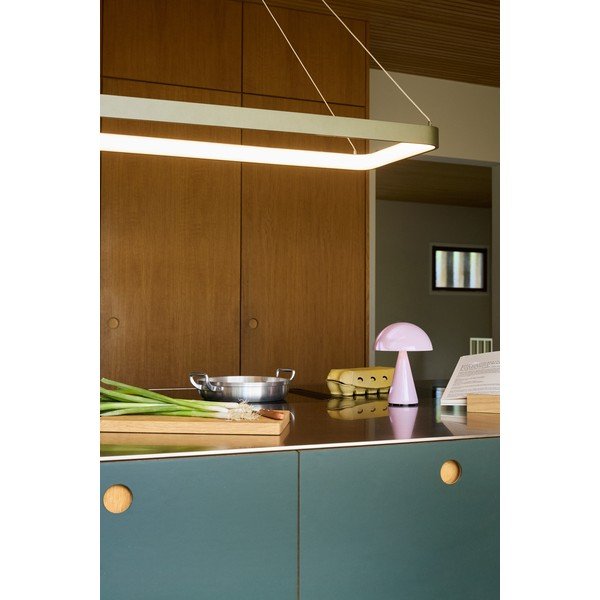 Lampada da tavolo dimmerabile a LED rosa chiaro (altezza 20 cm) Mush - Hübsch-image-2