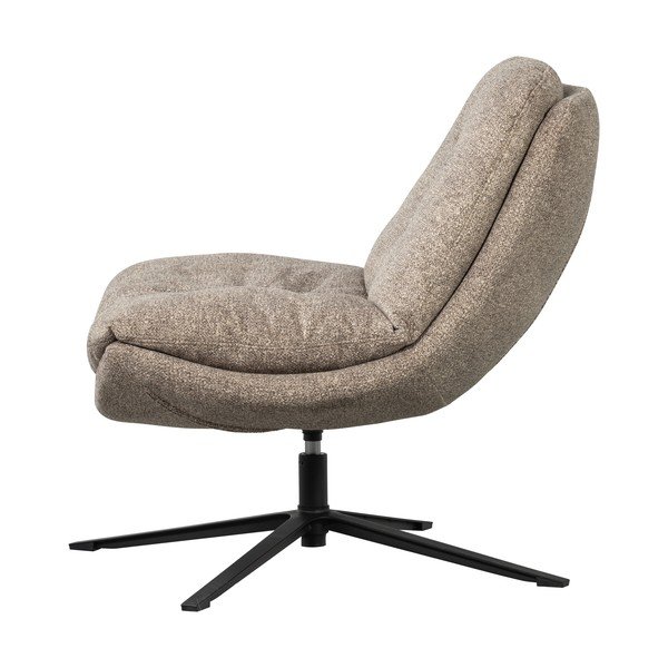 Poltrona di colore naturale girevole Arve – WOOOD-image-3