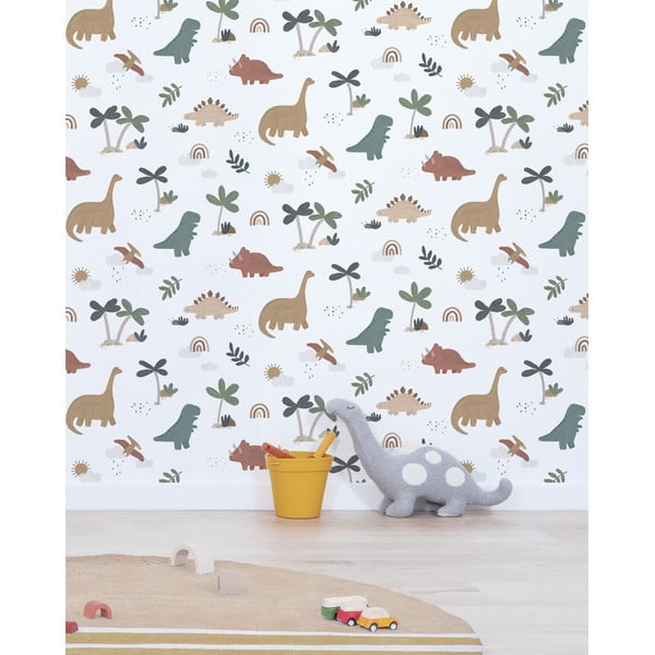 Carta da parati per bambini 10 m x 50 cm Cool Dinosaurs - Lilipinso-image-1