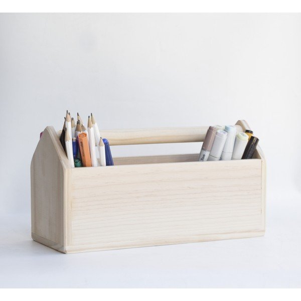 Organizzatore in legno di pino Natural - The Wild Hug