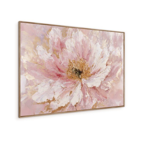 Dipinto stampato con cornice inclusa/dipinto su tela 100x70 cm Floral Whispers – Styler-image-4