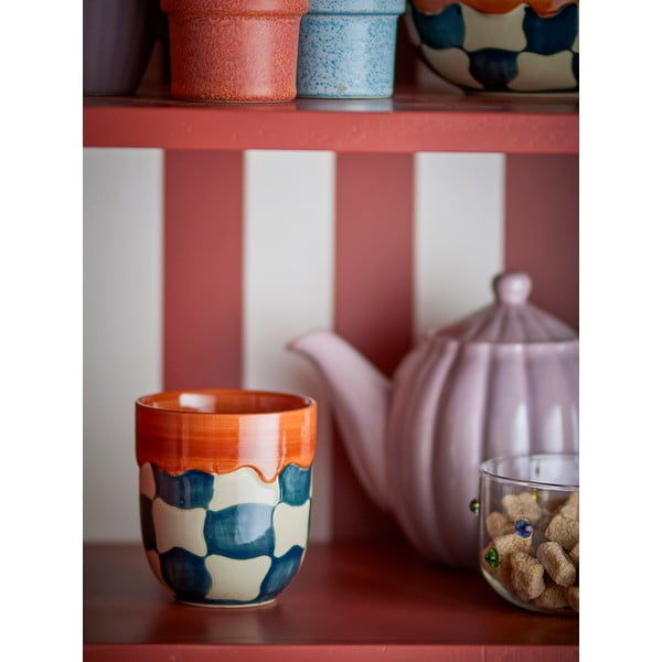 Tazzine in set in gres 4 pz 375 ml Check – Bloomingville-image-2