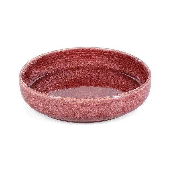 Piatto fondo burgundy in gres ø 21 cm Duna – ONA