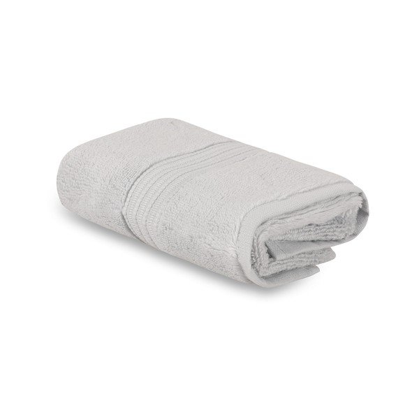 Asciugamano in cotone grigio chiaro 50x30 cm Chicago - Foutastic