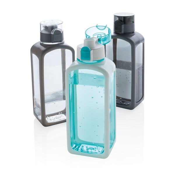 Černá uzamykatelná lahev s automatickým otvíráním XD Design Collection, 600 ml-image-1