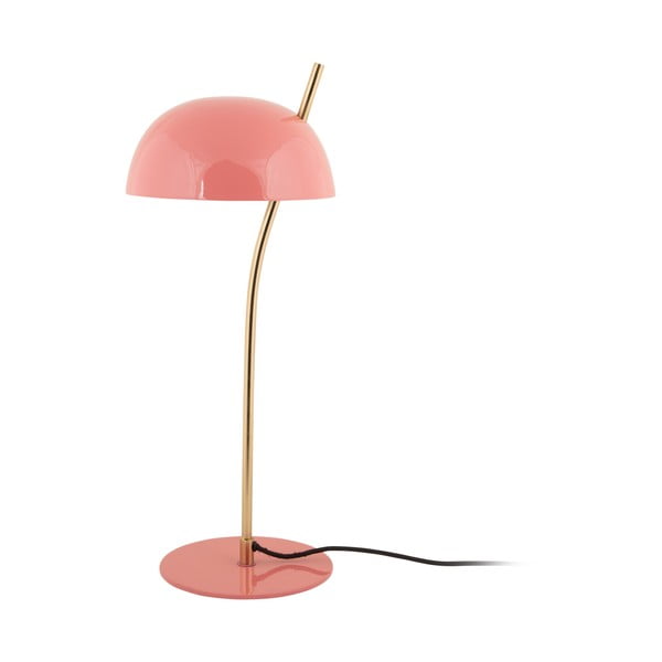 Lampada da tavolo rosa con paralume in metallo (altezza 55 cm) Vivo - Leitmotiv